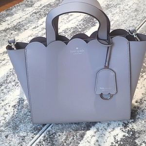 Kate Spade light gray crossbody